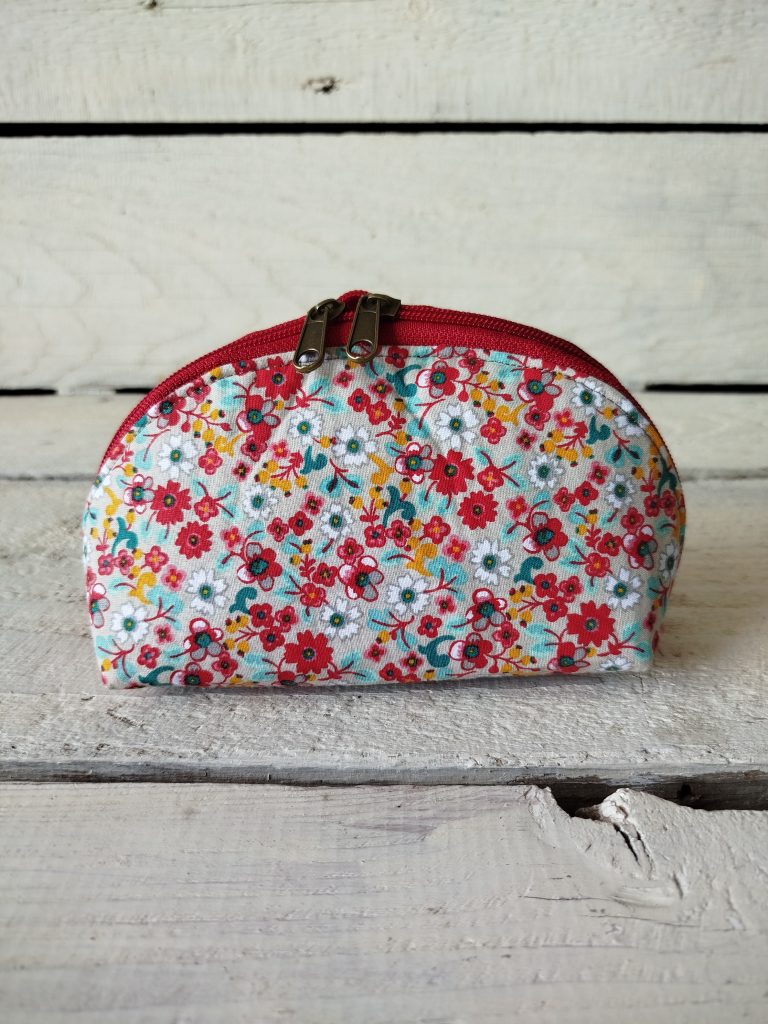 Small Semi-Circle Cosmetic Bag