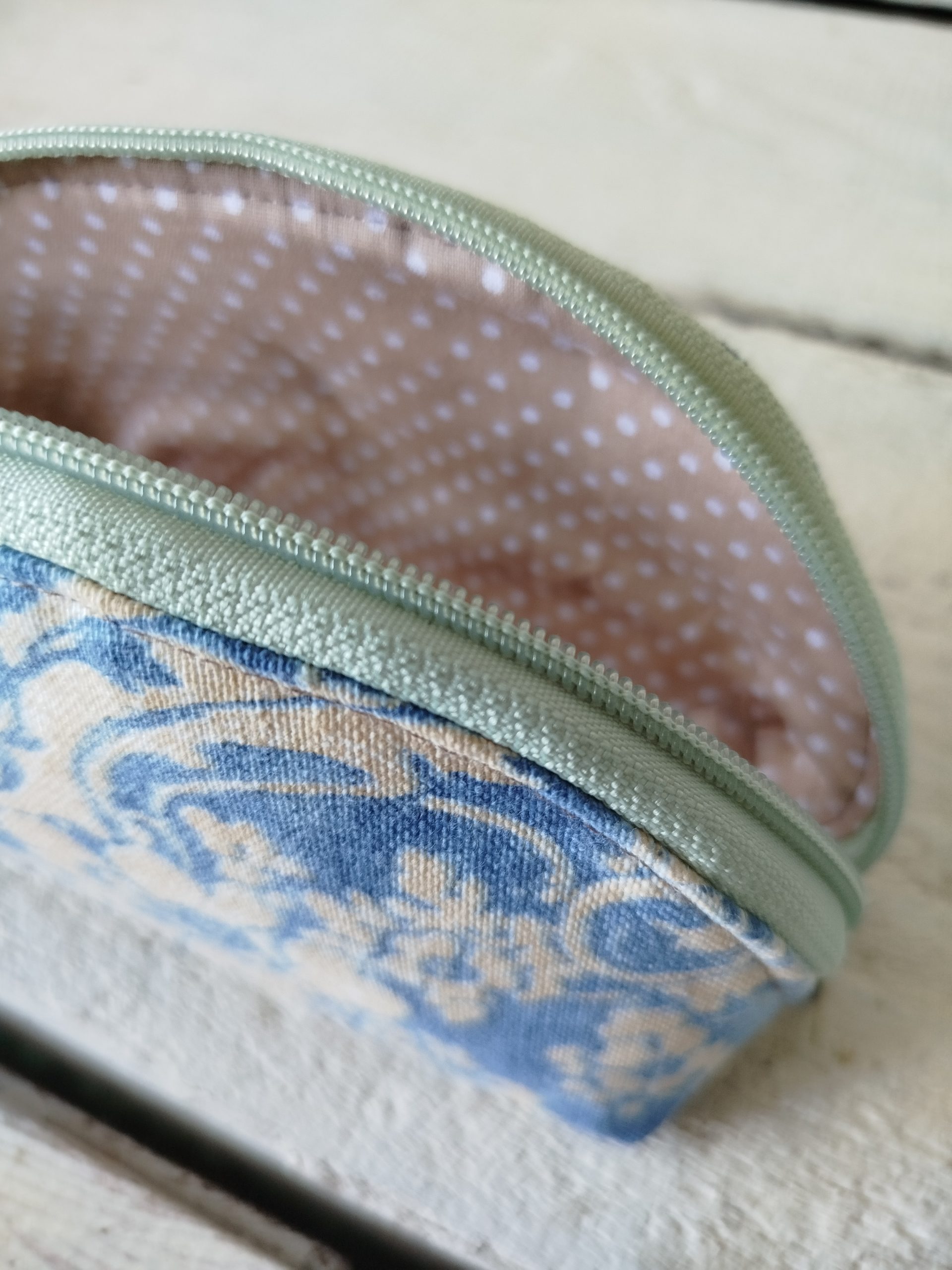 Small Semi-Circle Cosmetic Bag - Image 3