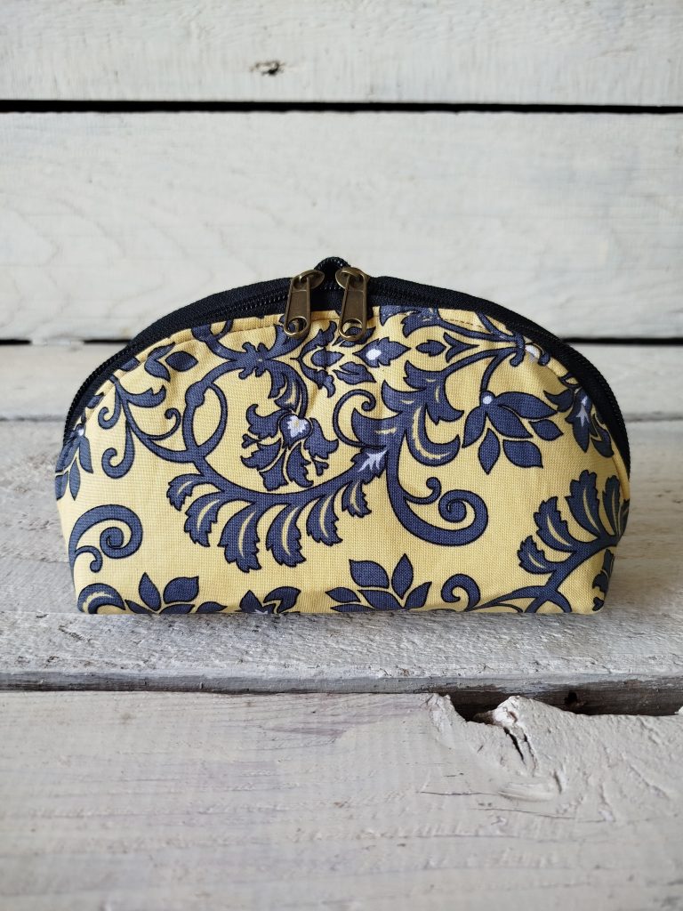 Small Semi-Circle Cosmetic Bag